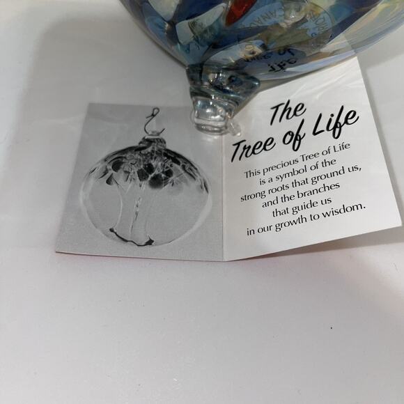 Tree of Life Glass Ball by‎ Gray Art Glass - Picture 6 of 7